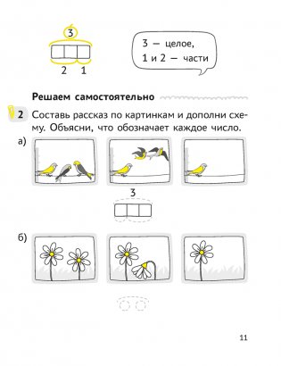 Математика. 1 класс. Учимся решать задачи. Практикум фото книги 9
