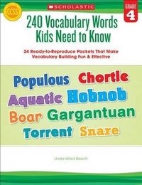 240 Vocabulary Words Kids Need to Know. Grade 4 фото книги