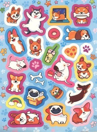 100 наклеек. Корги и их друзья фото книги 2