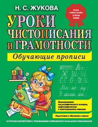 Уроки чистописания и грамотности. Обучающие прописи фото книги