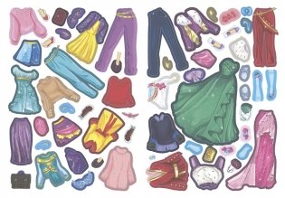 Забавные наклейки "Зимняя сказка" фото книги 8