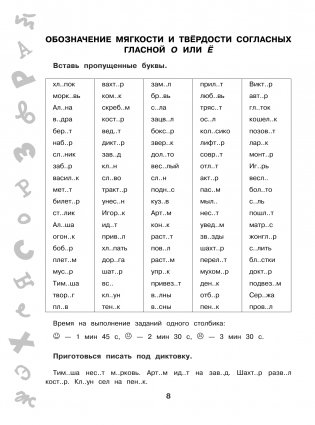 15 000 заданий по русскому языку. Все орфограммы и правила. 1 класс фото книги 9