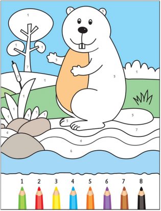 Раскрашиваем по цифрам. В реке фото книги 4