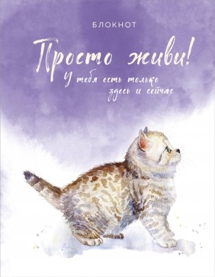 Блокнот. Просто живи! У тебя есть только здесь и сейчас фото книги