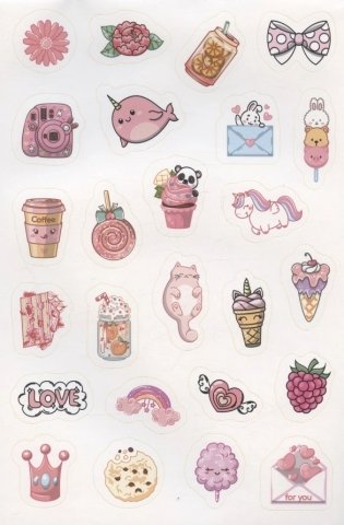 365 наклеек на каждый день. Для девочек фото книги 3