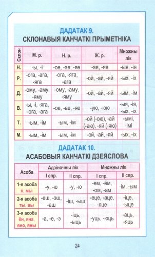 Работа над памылкамi. Беларуская мова фото книги 8