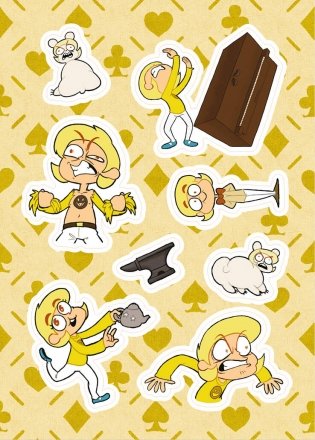 Лист Стикеров "13 Карт. Феликс. Земля Королей" фото книги