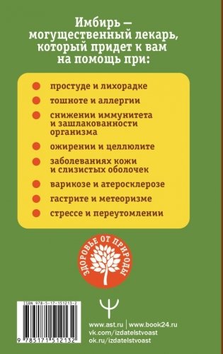 Имбирь — древний лекарь. Новые возможности и рецепты фото книги 7