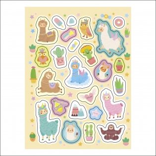 100 наклеек. Ламы фото книги 5