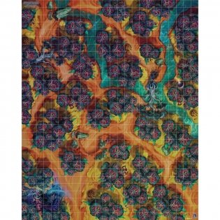 Starfinder. Настольная ролевая игра. Игровое поле "Инопланетный лес". Дополнение фото книги 2