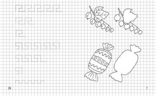 Дошкольные прописи в клетку. Рабочая тетрадь. Часть 1 фото книги 3