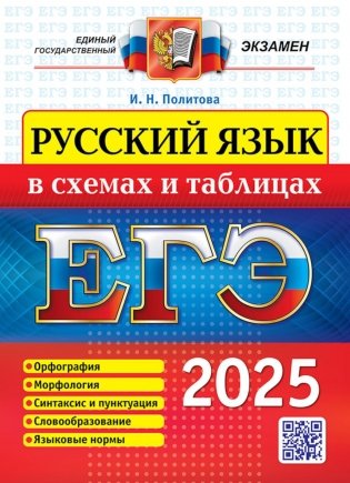 ЕГЭ 2025. Русский язык в схемах и таблицах фото книги