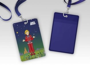 Тайна третьей планеты. Чехол для карточек (картхолдер) с лентой. Алиса фото книги