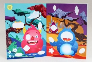 Полезные наклейки. Забавные монстрики фото книги 2