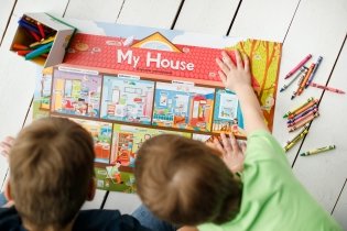 Дидактический плакат "My house. Мой дом" фото книги 3