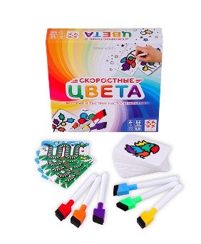 Настольная игра "Скоростные цвета" (квадратная коробка) фото книги 2