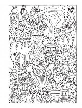 Creative Haven Haunted! Coloring Book фото книги 3