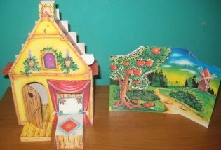 Домашний театр. Книжка-игрушка. Собираем без клея. В 6-ти выпусках. Выпуск 3: Дюймовочка. Красная шапочка. Подарки феи. Госпожа Метелица фото книги 3