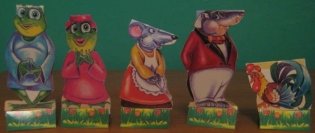 Домашний театр. Книжка-игрушка. Собираем без клея. В 6-ти выпусках. Выпуск 3: Дюймовочка. Красная шапочка. Подарки феи. Госпожа Метелица фото книги 6