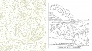 National parks coloring book фото книги 7