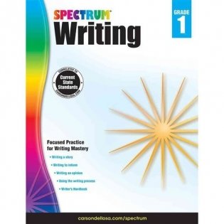 Spectrum Writing, Grade 1 фото книги