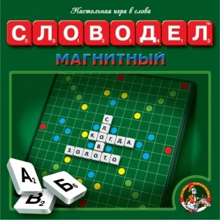 Настольная магнитная игра "Словодел" фото книги