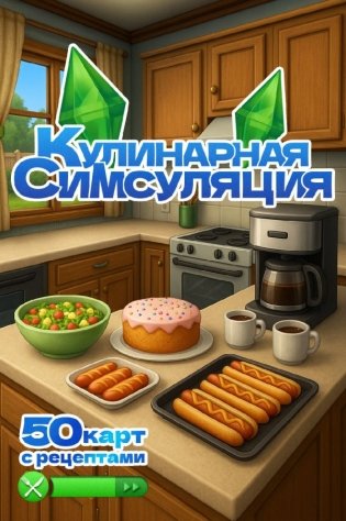 Кулинарная Симсуляция. 50 карт с рецептами фото книги