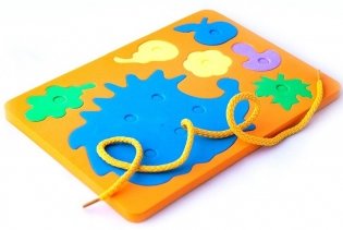 Набор "Формы на шнурочках. Добрый ёжик" фото книги 2