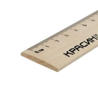 Линейка 15см Красин "Стандарт", дерево фото книги 4