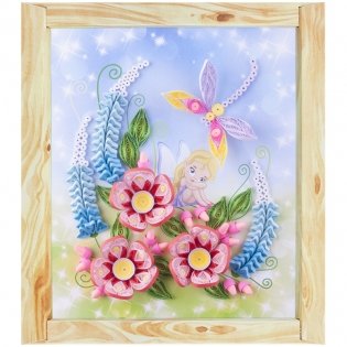 Квиллинг-панно Lori 3D "Запах лета", с рамкой, картонная коробка фото книги 2