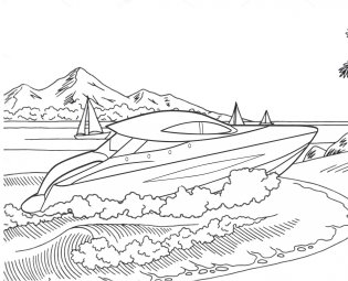 Лучшие раскраски для мальчиков. Корабли и яхты фото книги 9