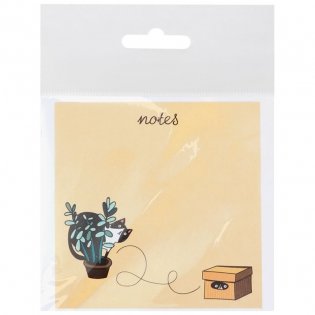 Блок для записей MESHU 8,5х8,5 см, 100 л., "Cats", на склейке. Арт. MS_46559 фото книги 2