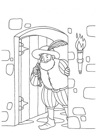 Аладдин. Раскраска с цветными образцами фото книги 2