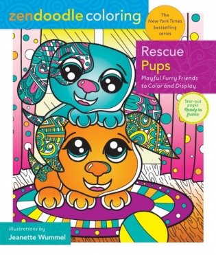 Zendoodle Coloring: Rescue Pups фото книги