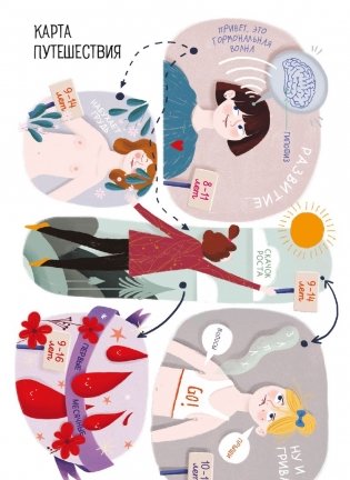 Тело, эмоции, отношения, ты. Красивая книга о взрослении для девочек фото книги 10