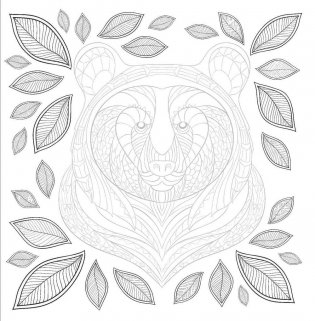 Свет и тень. Творческая раскраска с черно-белым фоном фото книги 5