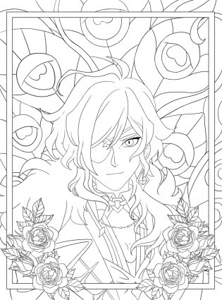 Путешествие по Тейвату с Итэром, Люмин и Паймон. Раскрась любимый волшебный мир! фото книги 4