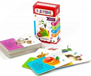 Умные карточки "В деревне", 16 карт фото книги 3