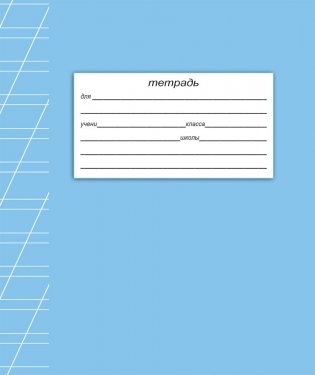 Тетрадь "Классика-2", А5, 12 листов, косая линия фото книги 5