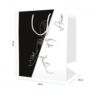 Пакет подарочный 18х23х10 см ArtSpace "Инь и Янь", ламинированный. Арт. L_46142 фото книги 3