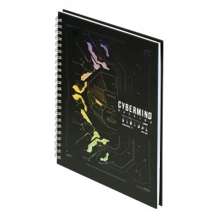 Тетрадь 80 листов, А5, клетка на гребне BG "Virtual", матовая ламинация, твердая обложка. Арт. ТТ5гр80_лм 12755 фото книги 4