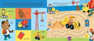 Bizzy Bear: Find and Follow on the Building Site фото книги 3