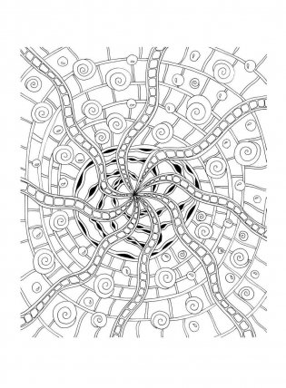 Дзен-дудлинг. Успокаивающие завитки фото книги 7