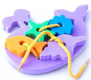 Набор "Формы на шнурочках. Синее море" фото книги 4