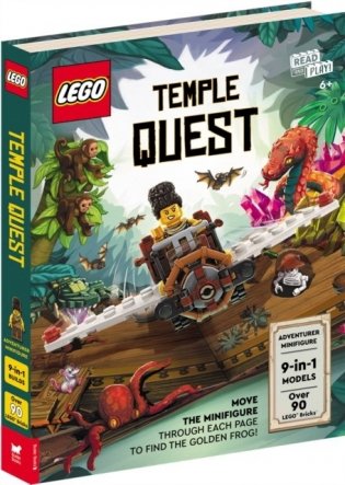 LEGO Books: Temple Quest (with adventurer minifigure, nine buildable models, p фото книги