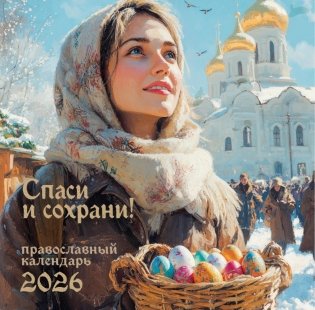 Спаси и Сохрани. Православный календарь с редкими молитвами. Календарь настенный на 2026 год фото книги