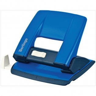 Дырокол "Power TX", 20 листов, синий фото книги