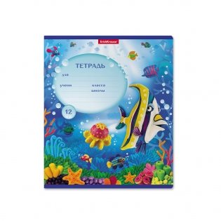 Тетрадь "Мир из пластилина", А5, 12 листов, клетка фото книги 4