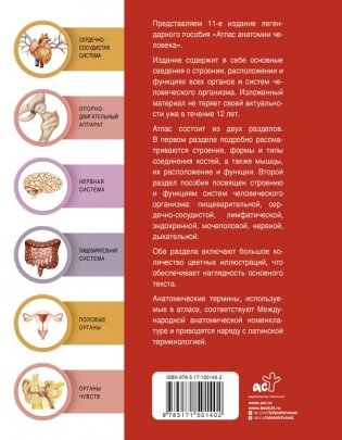 Атлас анатомии человека фото книги 2