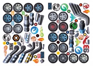 Моя книга наклеек. Авто-тюнинг фото книги 4